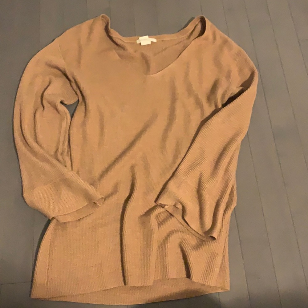 Knit v neck